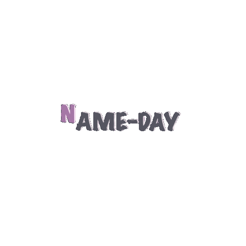 Nevnap Sticker