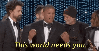 phil lord the world needs you GIF by The Academy Awards