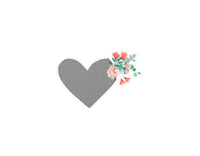 aylendgarg amor vintage corazon carino Sticker