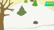 fun sledding GIF by KiKA