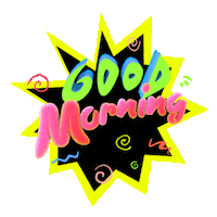 Good Morning Text Sticker by V5MT