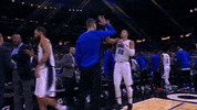 high five aaron gordon GIF by NBA