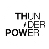 Thunder-Power power thunder tp thunder power Sticker