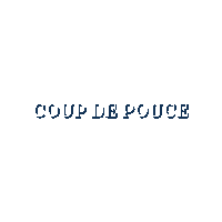 Coup De Pouce Sticker by La Menthe Bleue