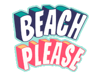 Happink fun summer beach ocean Sticker