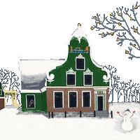 Christmas Winter Sticker by Nederlands Openluchtmuseum