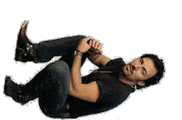 squats posing STICKER by Scott Gelber