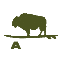 atollboards sup bison buffalo paddle Sticker