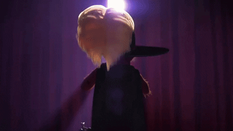 Stage Curtain GIF by Puss In Boots