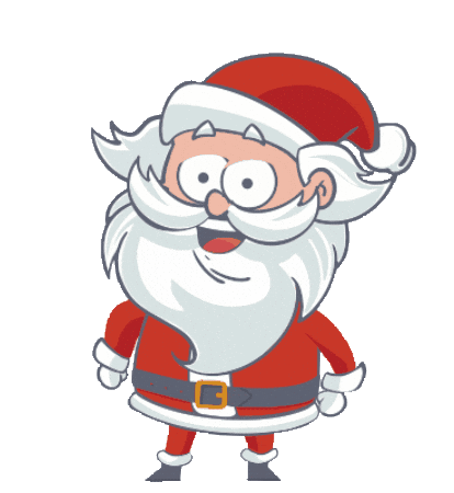 Santa Claus Christmas Sticker