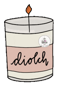 littlebitdifferentcandles diolch lbdc little bit different little bit different candles Sticker