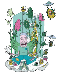 Happy Loop Sticker by victorious_es