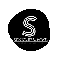 signaturealacati signature signaturealacati Sticker