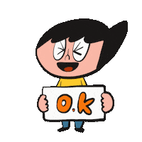 Happy Ok Sticker