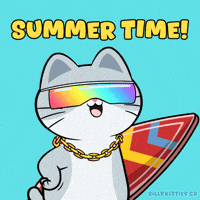 Spring Break Summer GIF by Silly Kitties