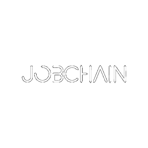 jobchain giphygifmaker crypto bitcoin tech Sticker