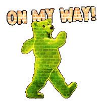 Happy Lets Go Sticker by Chris Timmons