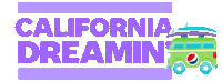 california dreamin summergram Sticker