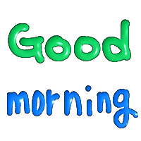 Good Morning Hello Sticker