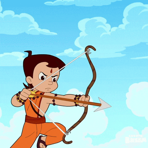 Happy Dussehra Dasara GIF by Chhota Bheem