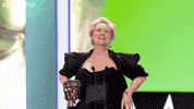 happy meryl streep GIF by BAFTA