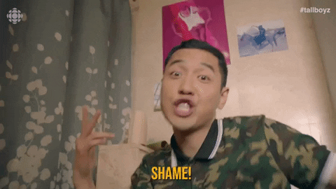 TallBoyz giphygifmaker yelling toilet bathroom GIF