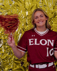 Elon Softball GIF by Elon Phoenix