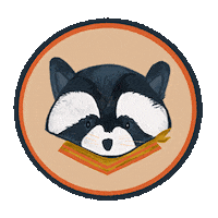 Cool Racoon Sticker