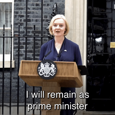 Liz Truss Announces Resignation as Prime Minister