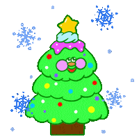 Christmas Snow Sticker