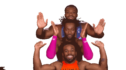 Happy Kofi Kingston Sticker by WWE