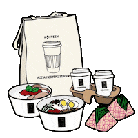 KanteenLife food hungry eat yum Sticker