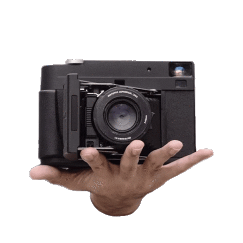 Camera Polaroid Sticker by 8storeytree