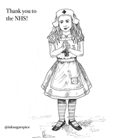 InkSugarSpice clapping alice alice in wonderland clapfornhs GIF