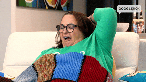 Tired Ana GIF by Gogglebox Australia