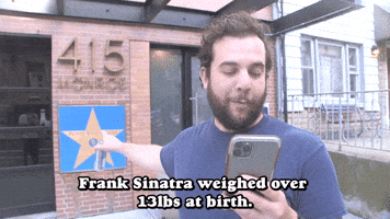 Sinatra Weighed Over 13lbs