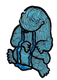 Sad Bad Day Sticker by Jimmy Arca