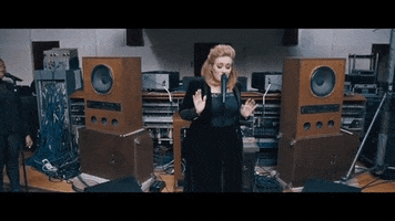when we were young adele GIF by Columbia Records