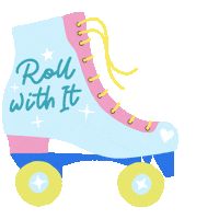 Skating Roll With It Sticker by mandy