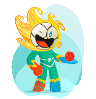 andenarede mundial mascote ande boccia Sticker