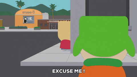 kyle broflovski goodbye GIF by South Park 