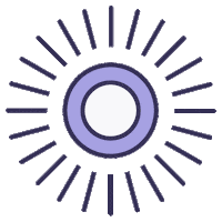 sun ray summer Sticker by Curology