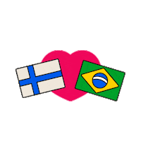 pequenafinlandia pulse northern lights penedo maromba Sticker