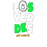 losverdes food green miami happy face Sticker