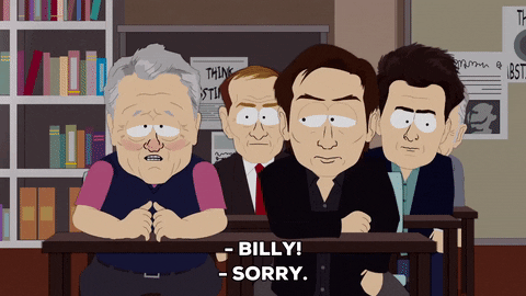 sad clinton GIF by South Park 