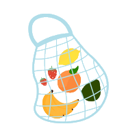 Shop Fruits Sticker