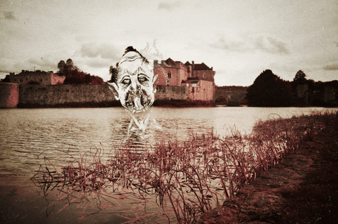 RealityParadox giphyupload water ghost creepy GIF