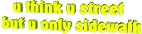 text street Sticker by AnimatedText