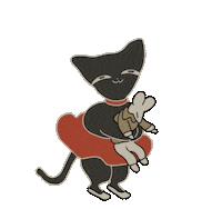 tasoyamaro cat fun jump ねこ Sticker