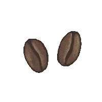 Coffee Bean Sticker